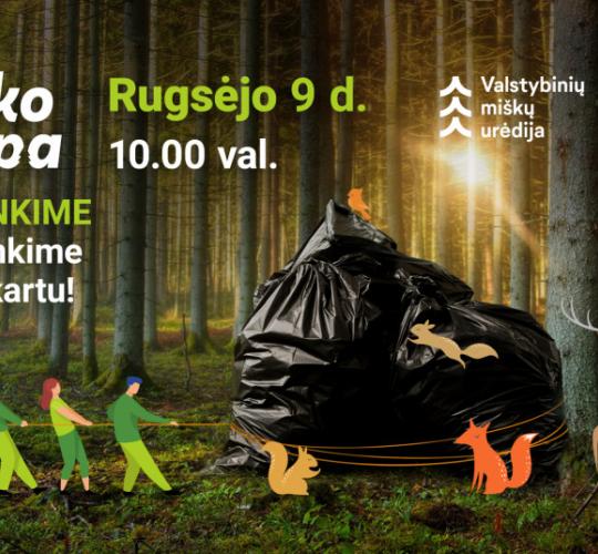 Miškininkai kviečia susiburti į tradicinę miškų švarinimo talką